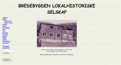 Desktop Screenshot of bredebygden.com