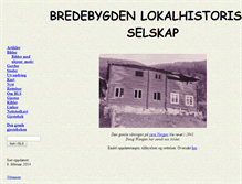 Tablet Screenshot of bredebygden.com